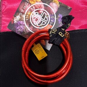 Buddha Girl Red Bracelet Set